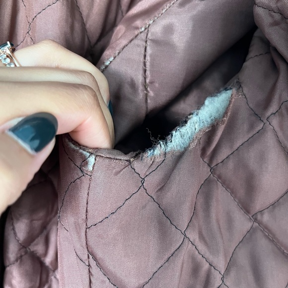 VINTAGE Real Leather and Fur Trench Coat - Picture 11 of 11